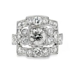 Bromberg's Signature Collection Vintage Art Deco Ring