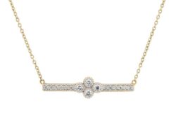 JudeFrances Provence Small Bar Necklace