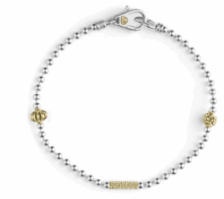 LAGOS Caviar Icon Two-Tone Beaded Bracelet