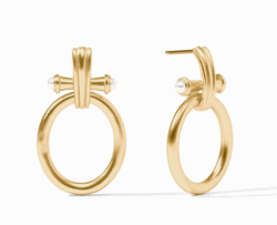 Julie Vos Bamboo Doorknocker Earring