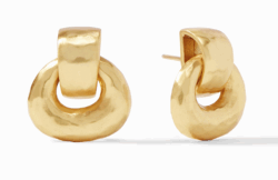 Julie Vos Avalon Demi Doorknocker Earrings