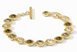 Julie Vos Rainbow Tennis Bracelet - Shades of Jade