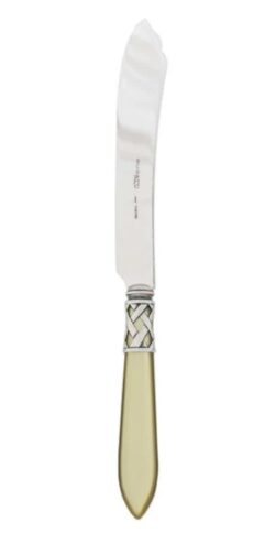 Vietri Aladdin Antique Cake Knife - Chartreuse