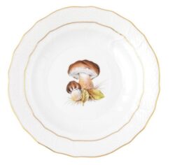 Herend Mushroom Luncheon Plate - Motif #3