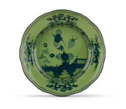 Ginori 1735 Oriente Italiano Dessert/Salad Plate - Malachite