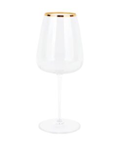 Vietri Francesca Gold Wine Glass