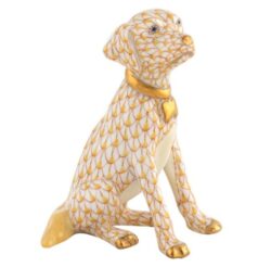 Herend Young Golden Figurine - Butterscotch