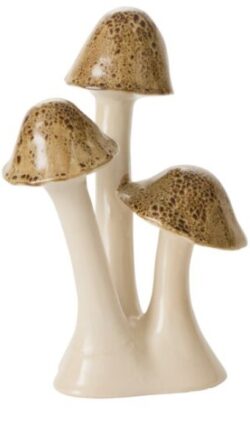 Accent Decor Speckled Mushroom Figurine