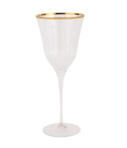 Vietri Natalia Gold Water Glass