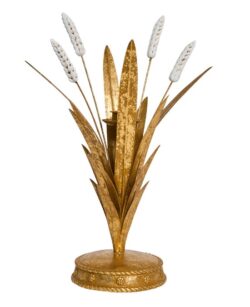 Juliska Forest Walk Wheat 13" Candlestick - Gold