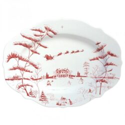 Juliska Country Estate Winter Frolic 15" Platter - Ruby