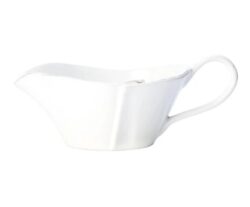 Vietri Lastra White Sauce Server