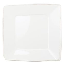 Vietri Melamine Lastra White Square Platter