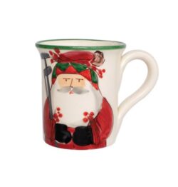 Vietri Old St. Nick Mug - Golfing