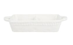 Vietri Pietra Serena Two-Part Server