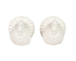 Vietri Pietra Tacchino Figural Salt and Pepper