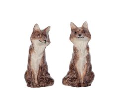 Juliska Clever Creatures Fox Salt and Pepper Set of 2