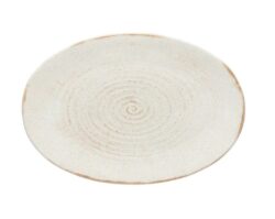 Casafina Vermont 10" Oval Serving Platter - Cream