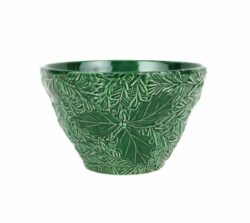 Vietri Lastra Holiday Green Figural Small Deep Bowl