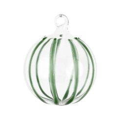 Vietri Nuovo Stripe Ornament - Green