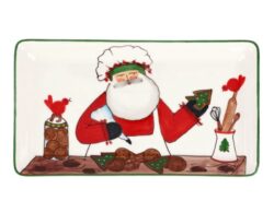 Vietri Old St. Nick 2025 Limited Edition Rectangular Platter