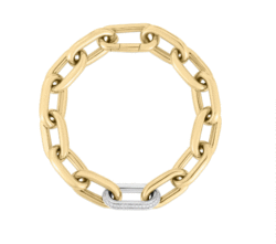 Roberto Coin Designer Gold Chunky Paperclip Bracelet