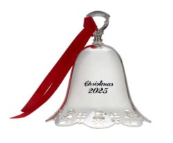 Towle 2025 Silverplate Pierced Bell Ornament - 46th Edition
