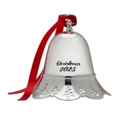 Towle 2025 Silverplate Pierced Musical Bell Ornament