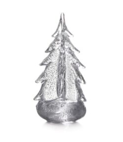 Simon Pearce 6" Silver Leaf Evergreen