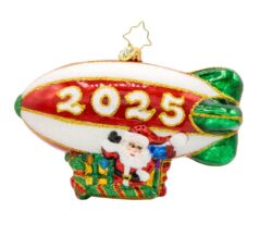 Christopher Radko 2025 Flying Over the Years Ornament