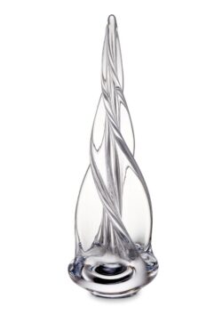 Simon Pearce 16" Spiral Four Sided Evergreen