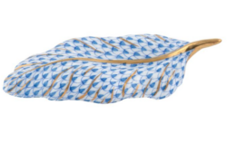 Herend Feather Figurine - Blue