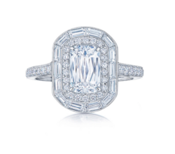 Kwiat Ashoka Diamond And Double Halo Ring