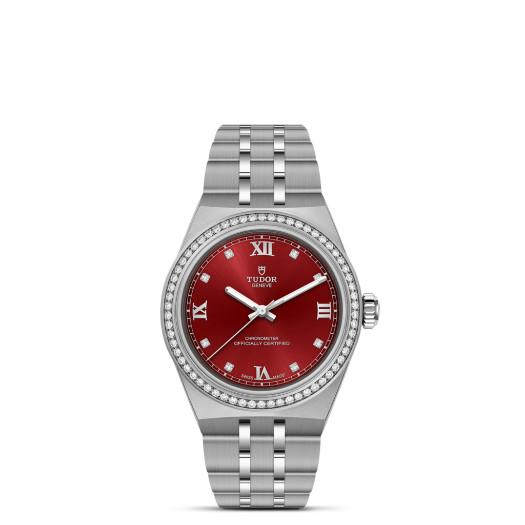 TUDOR Royal 30mm stainless steel case with polished and satin finish - M2830A1S0-0002 at Bromberg's