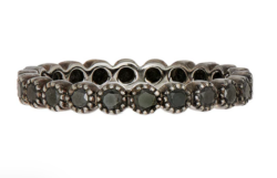 Sethi Couture Black Diamond Eternity Band