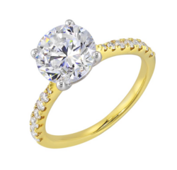 Perfect Love Diamond Engagement Ring Semi-Mount