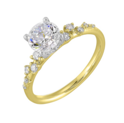 Perfect Love Diamond Engagement Ring Semi-Mount