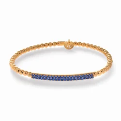 Hulchi Belluni Tresore Sapphire Stretch Bracelet