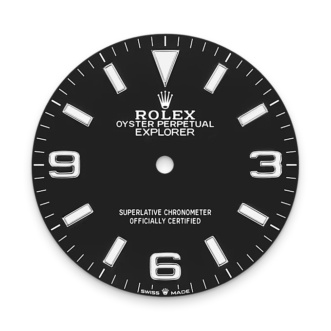 rolex Explorer in Oystersteel, M124270-0001 - bromberg's