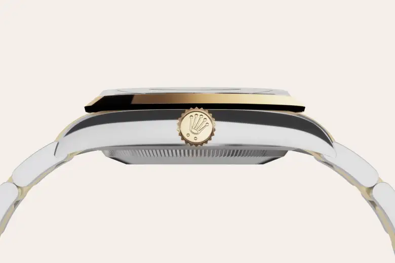 rolex Explorer in Yellow Rolesor - combination of Oystersteel and yellow gold, M124273-0001 - bromberg's