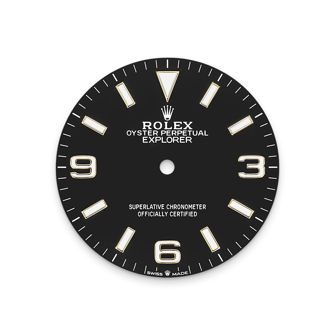 rolex Explorer in Yellow Rolesor - combination of Oystersteel and yellow gold, M124273-0001 - bromberg's