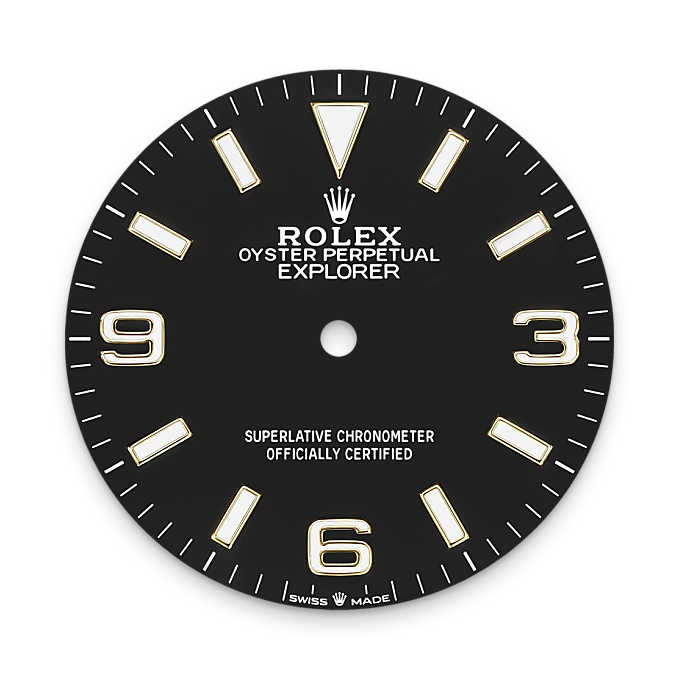 rolex Explorer in Yellow Rolesor - combination of Oystersteel and yellow gold, M124273-0001 - bromberg's