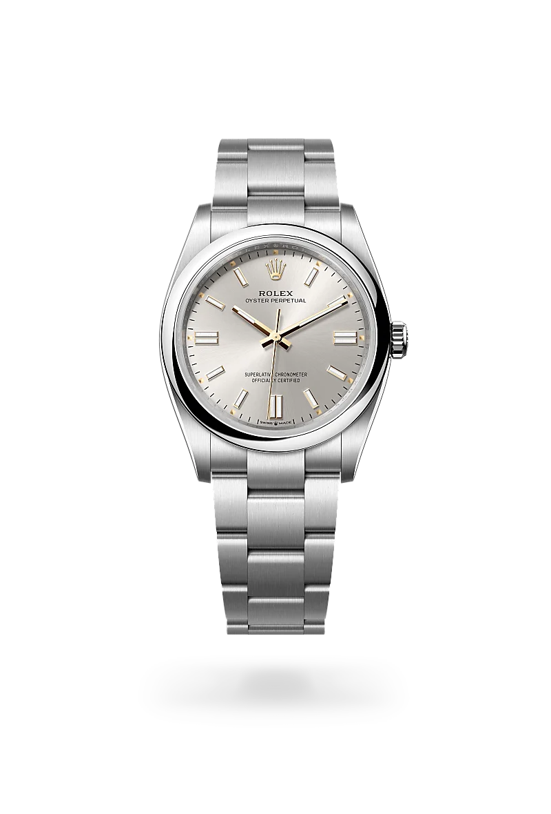 rolex Oyster Perpetual in Oystersteel, M126000-0001 - bromberg's