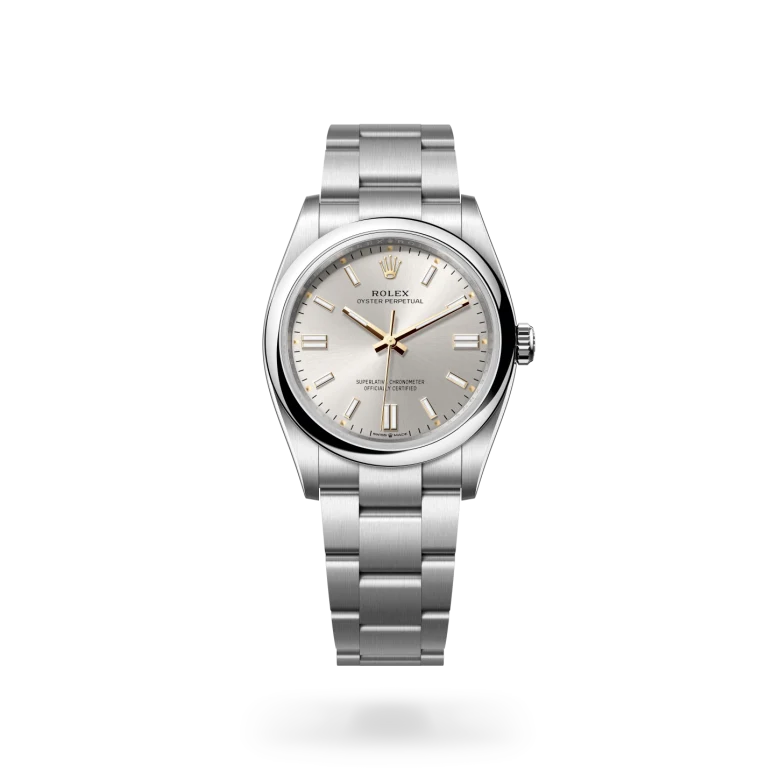 rolex Oyster Perpetual in Oystersteel, M126000-0001 - bromberg's