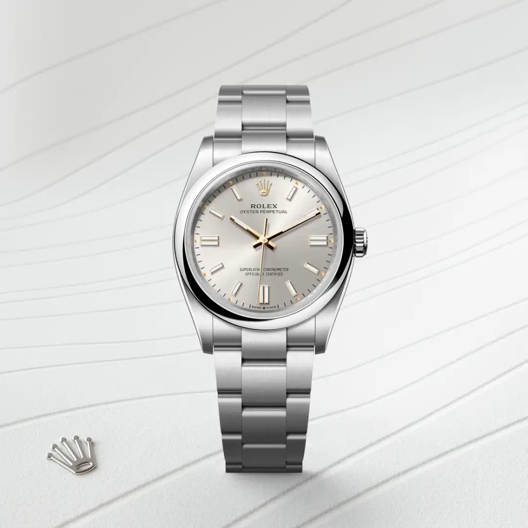 rolex Oyster Perpetual in Oystersteel, M126000-0001 - bromberg's