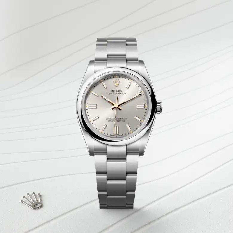 rolex Oyster Perpetual in Oystersteel, M126000-0001 - bromberg's