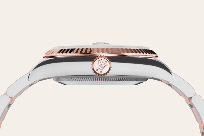 rolex Datejust in Everose Rolesor - combination of Oystersteel and Everose gold, M126231-0020 - bromberg's