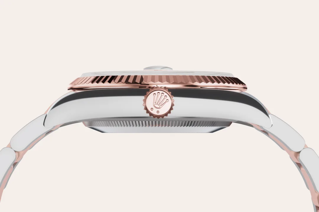 rolex Datejust in Everose Rolesor - combination of Oystersteel and Everose gold, M126231-0020 - bromberg's