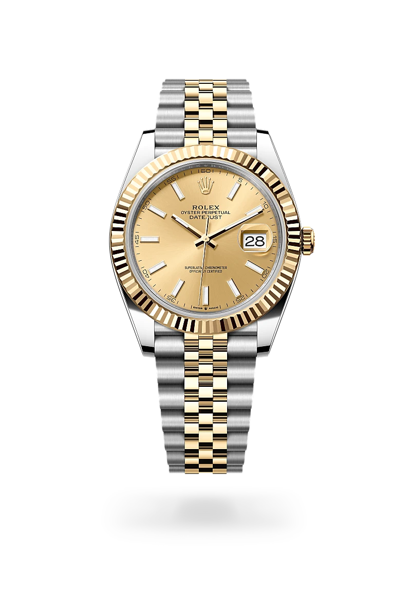 rolex Datejust in Yellow Rolesor - combination of Oystersteel and yellow gold, M126333-0010 - bromberg's