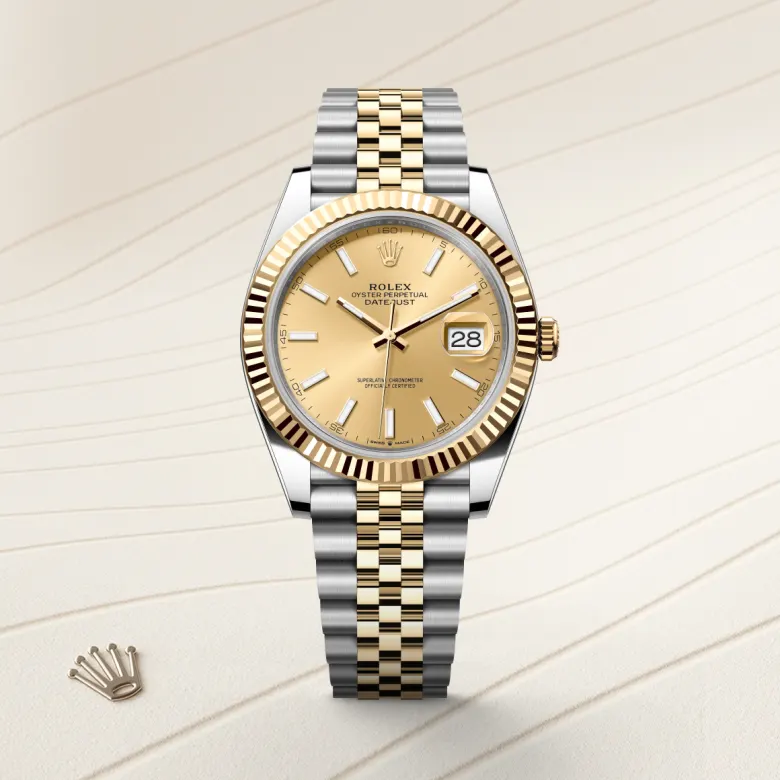 rolex Datejust in Yellow Rolesor - combination of Oystersteel and yellow gold, M126333-0010 - bromberg's